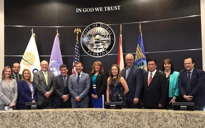 FEBICHAM asiste a histórico pacto entre la Ciudad de Doral y UNITAR