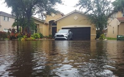 Inundaciones en Florida tras Lluvia histórica: es un evento de 1 en 1000 años