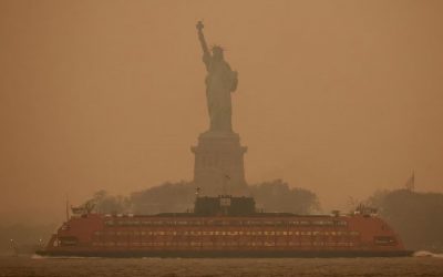 Incendios entorpecen calidad del aire en Canadá y Nueva York