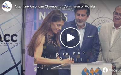 La Cámara de Comercio Argentino Americana de Florida conjuntamente con la Uruguayan American Chamber of Commerce in Florida, USA formalizaron la firma de la Alianza con Emprender América