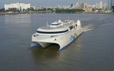 Latinoamérica presenta el ferry eléctrico más grande del mundo